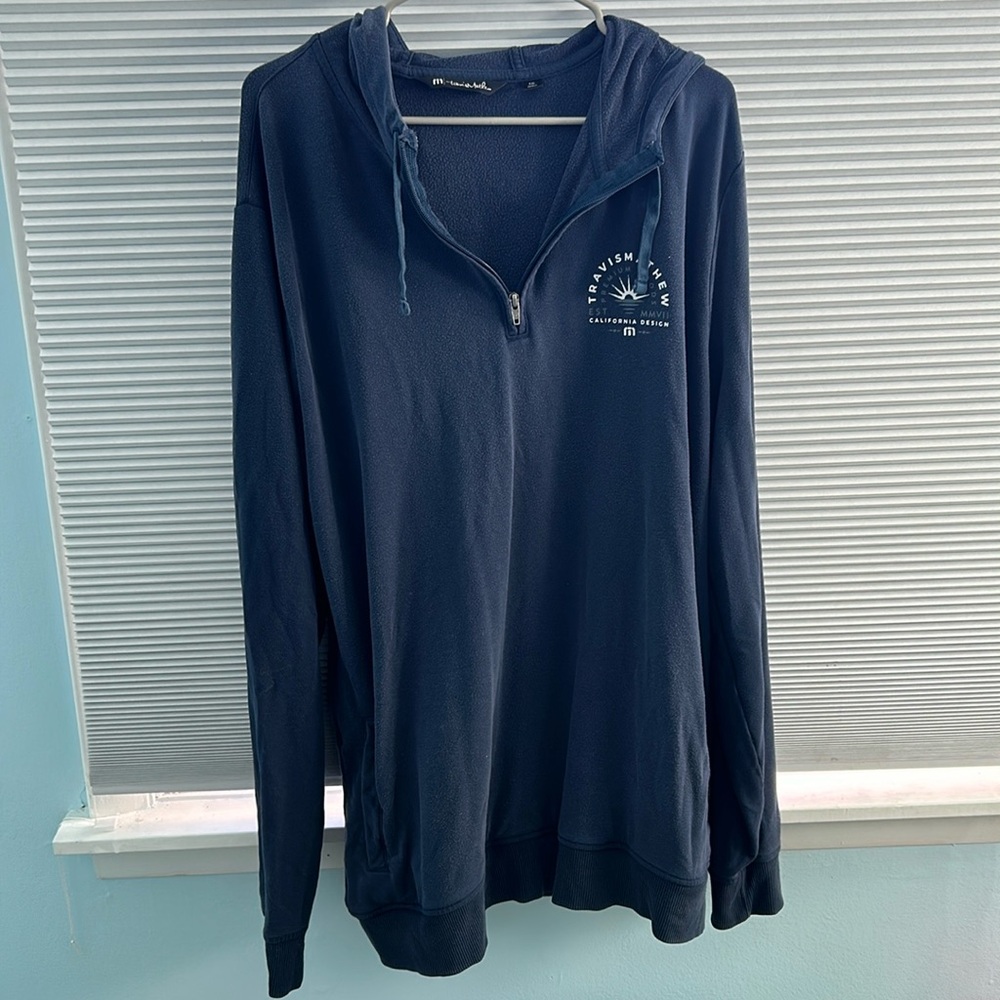 Travis Mathew men's half zip sweater